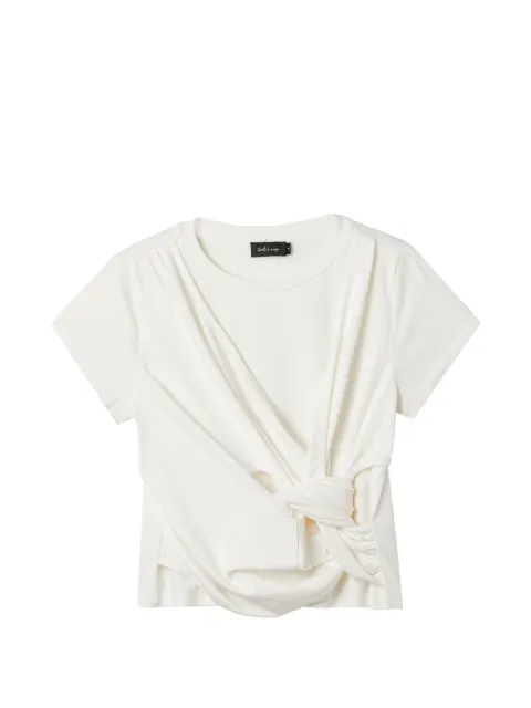 tout a coup t-shirt à détail noué