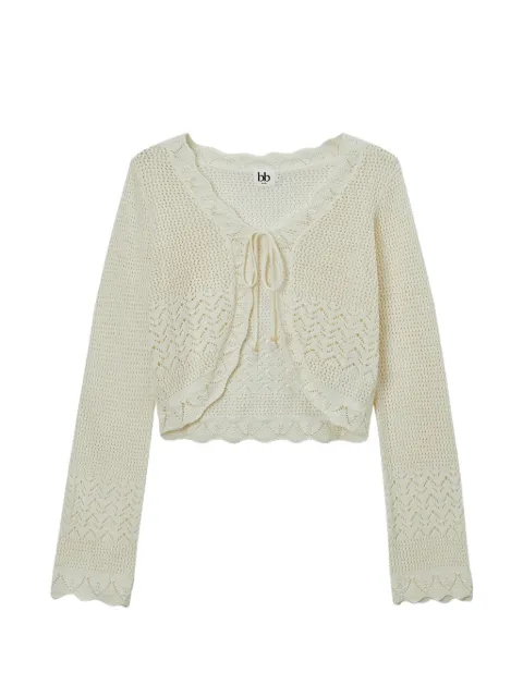 b+ab — self-tie cardigan