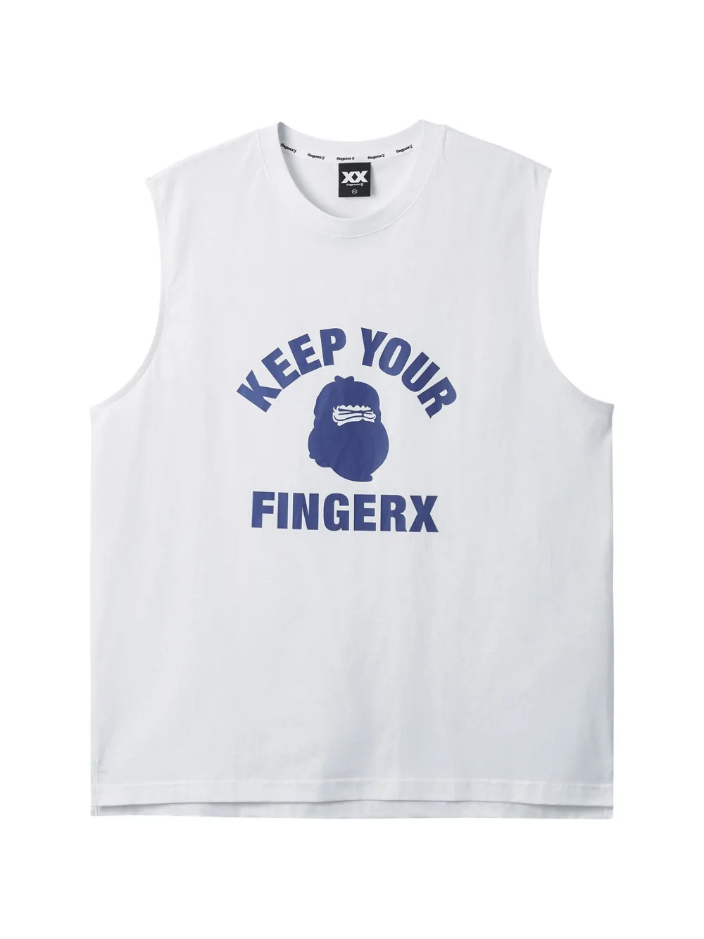 FINGERCROXX logo tank top - Bianco