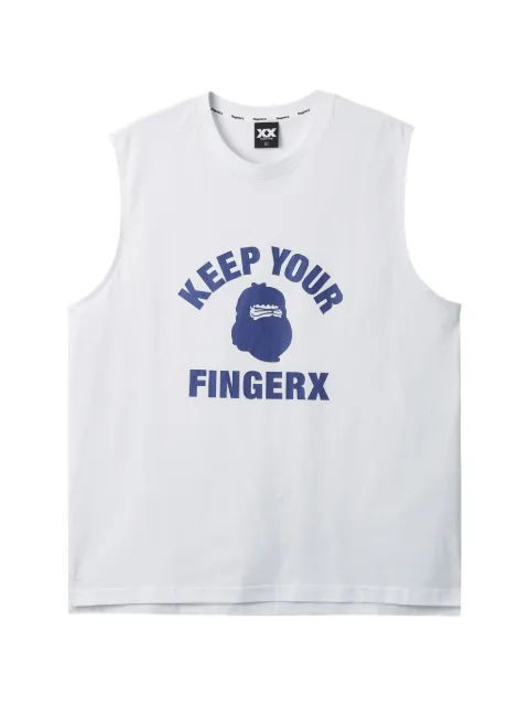 FINGERCROXX logo tank top