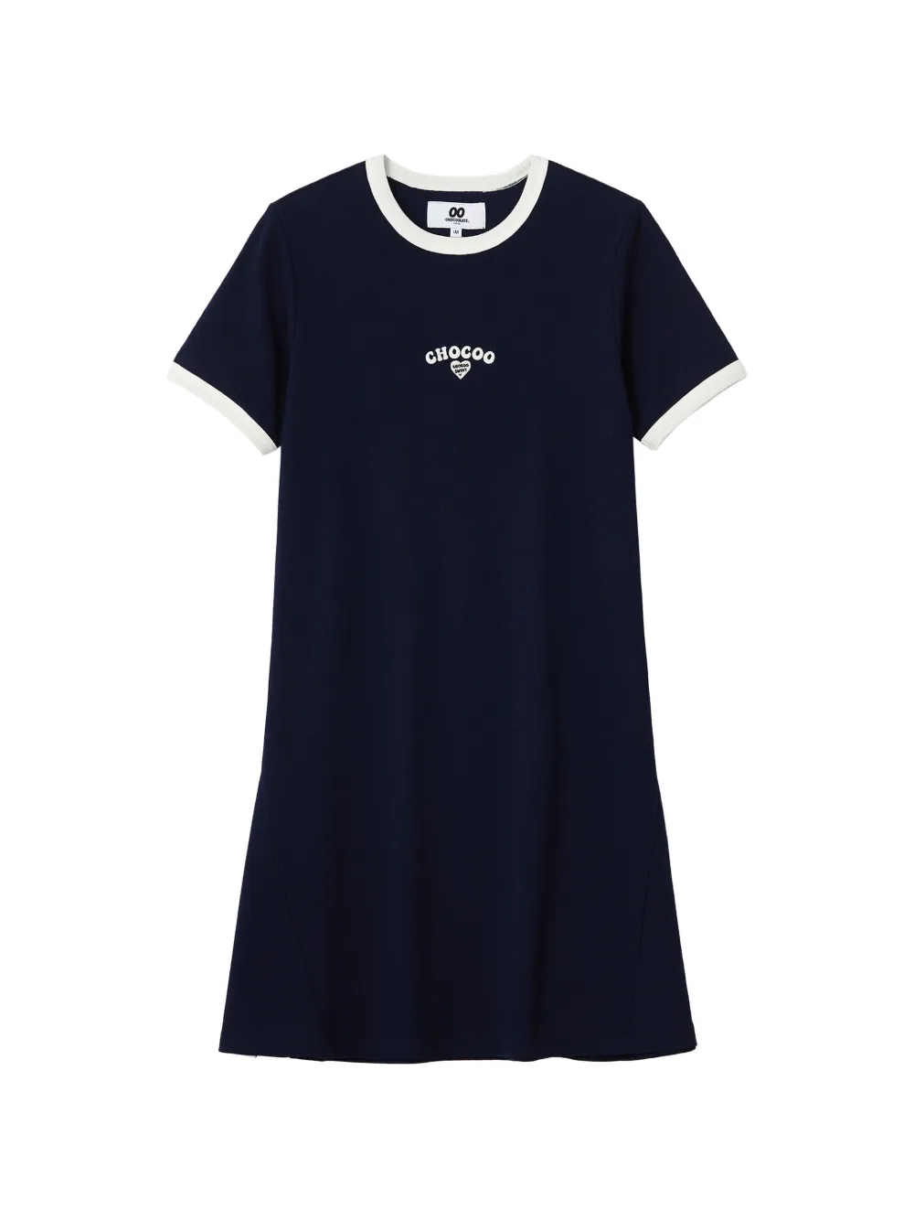 CHOCOOLATE ringer embroidery dress - Blu