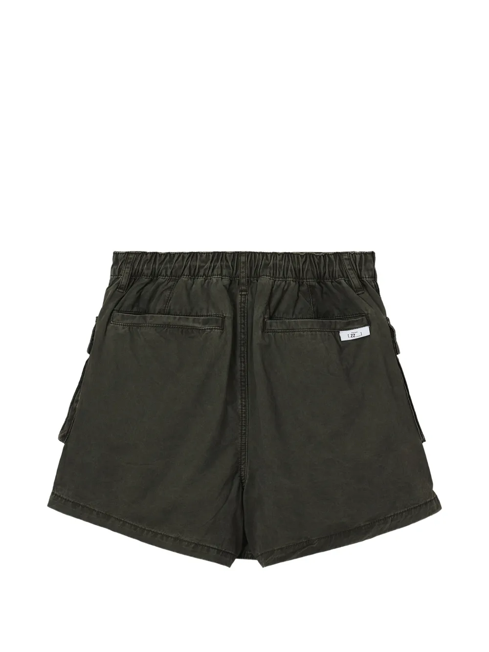 izzue Wikkelshorts met cargozakken Groen