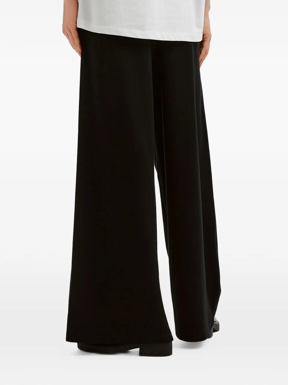 tout a coup Broek met wijde pijpen Zwart