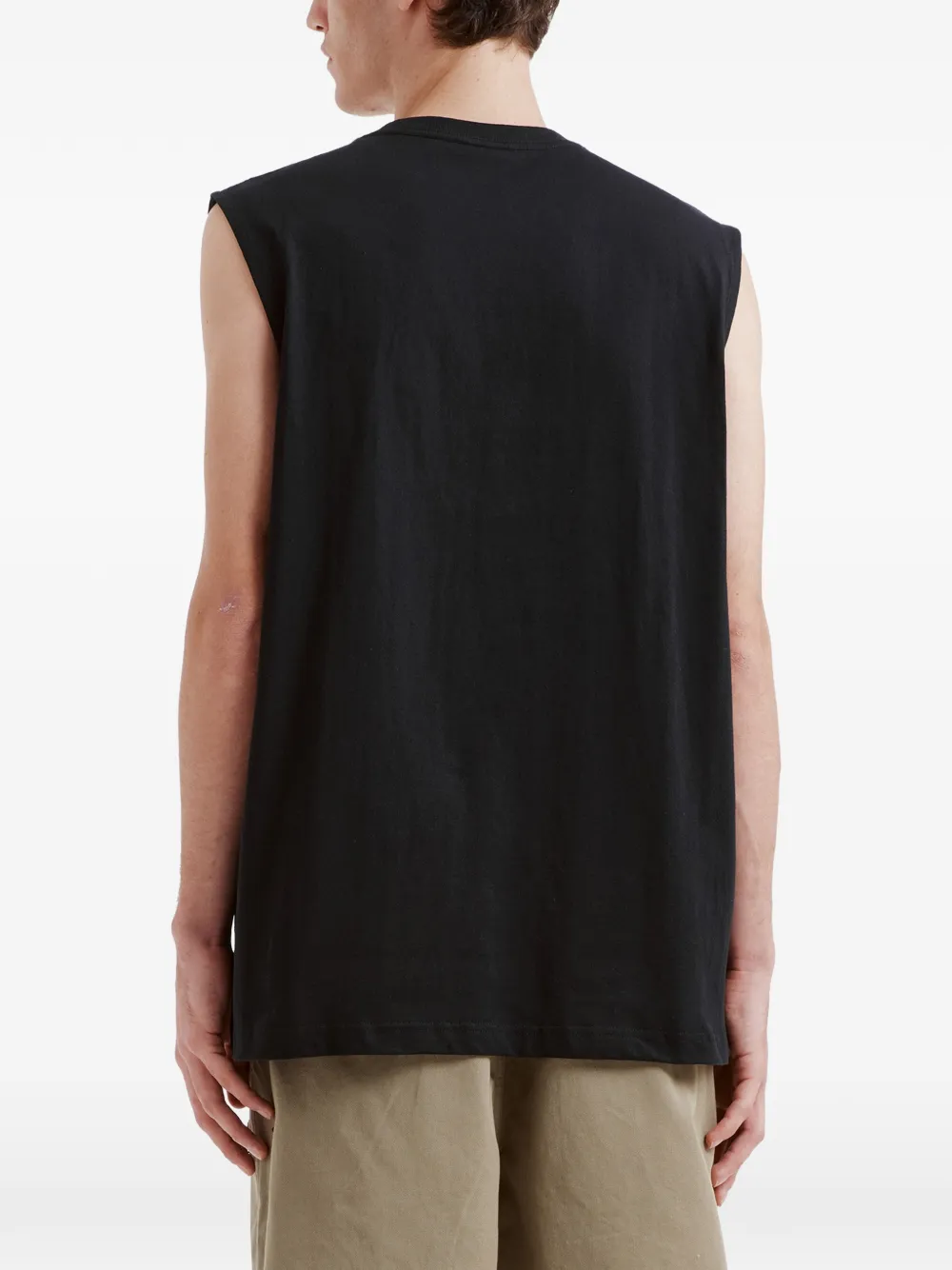 graphic-print tank top