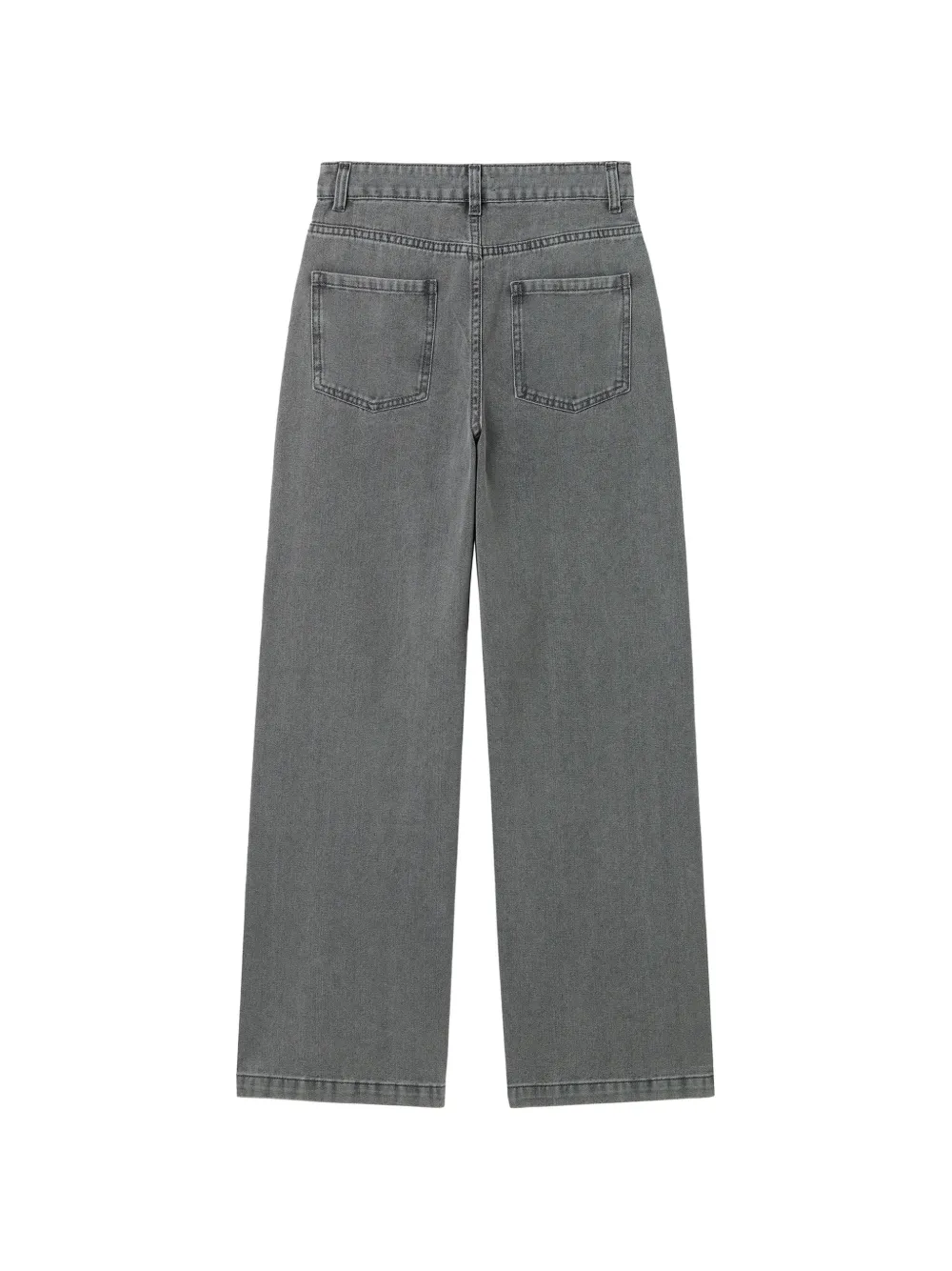 tout a coup Pocket denim jeans Grijs