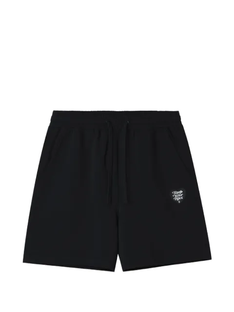 FINGERCROXX drawstring logo shorts