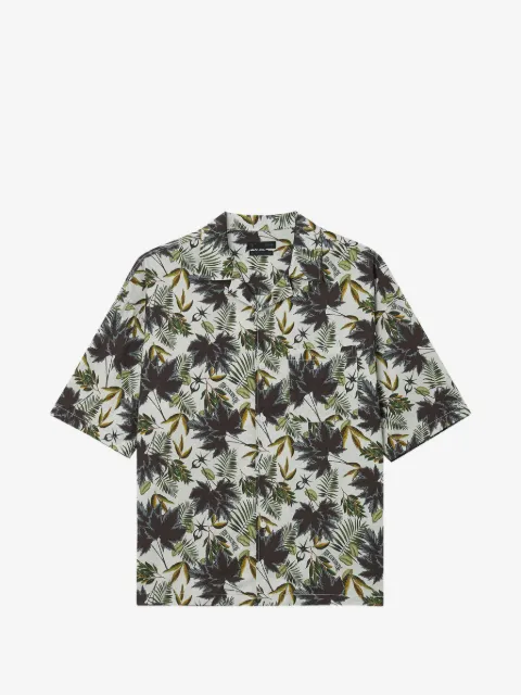 FIVE CM floral pocket shirt