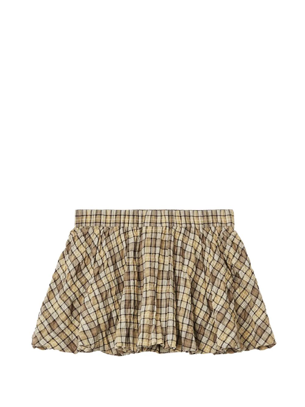 CHOCOOLATE plaid-pattern mini skirt - Toni neutri