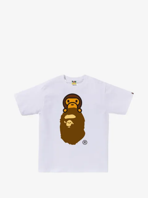 A BATHING APE® monkey graphic T-shirt