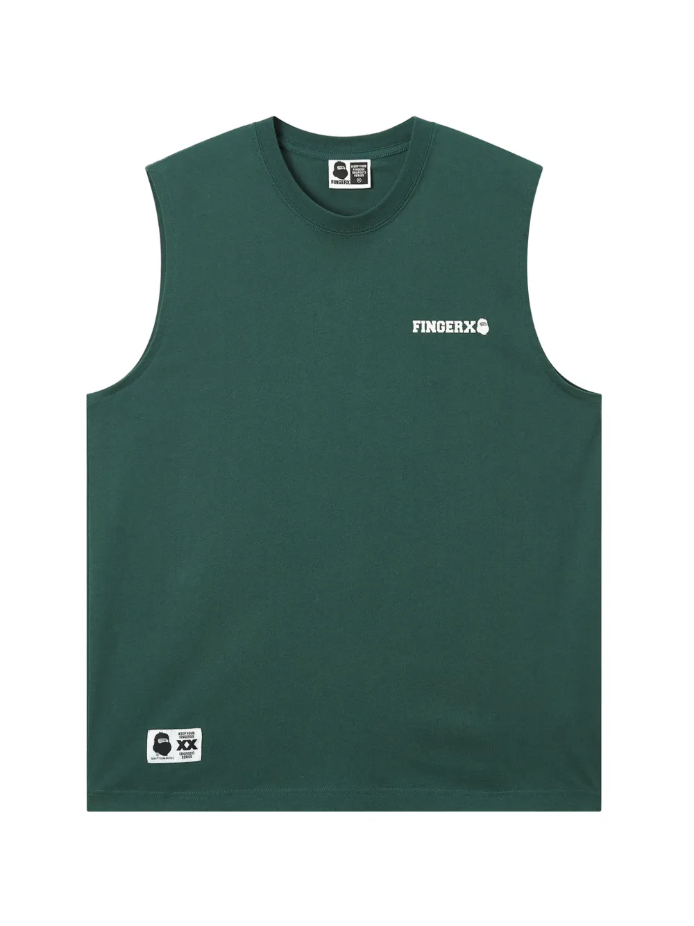 FINGERCROXX sleeveless printed tank top - Verde