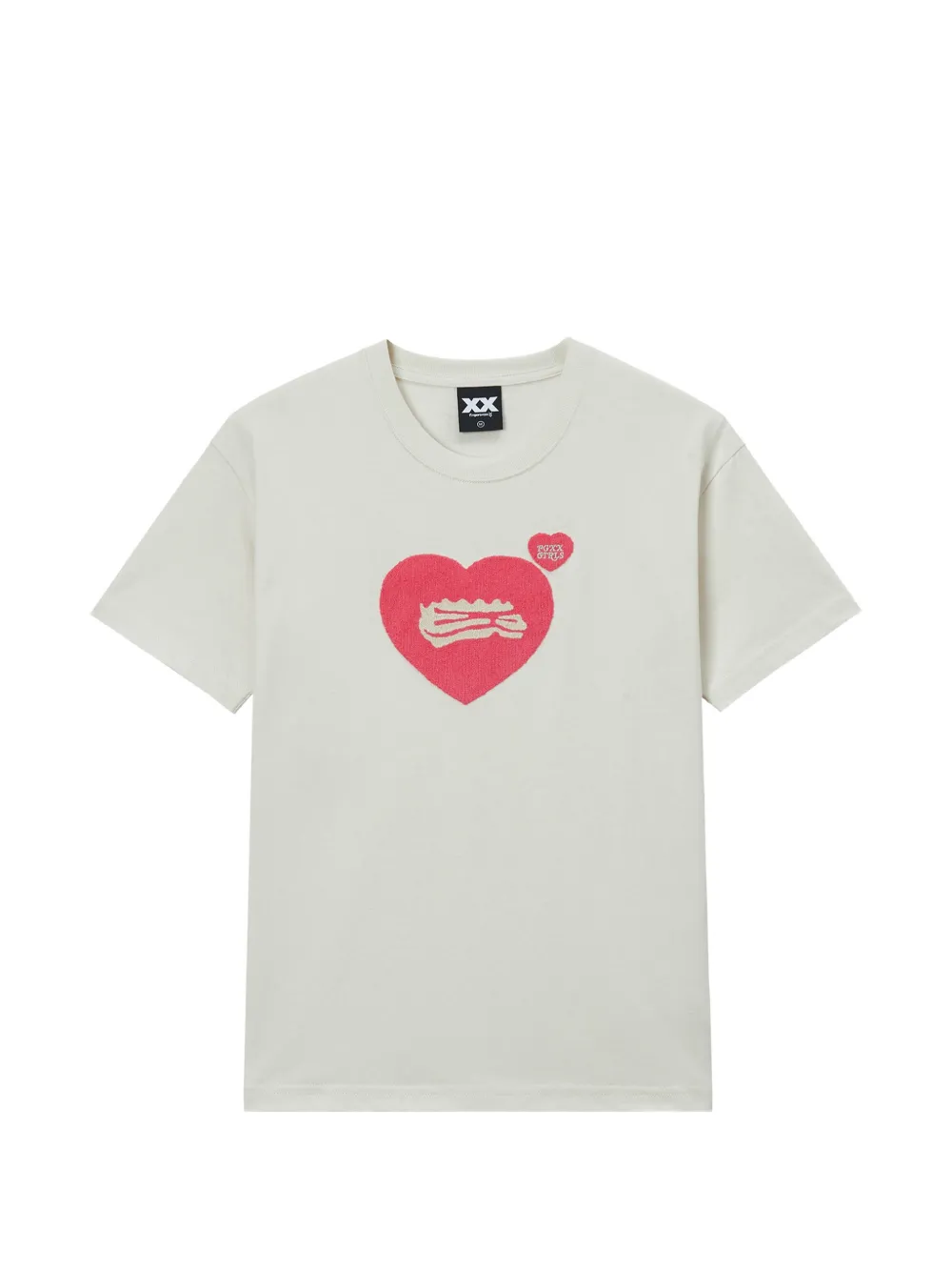 FINGERCROXX heart graphic T-shirt - Bianco