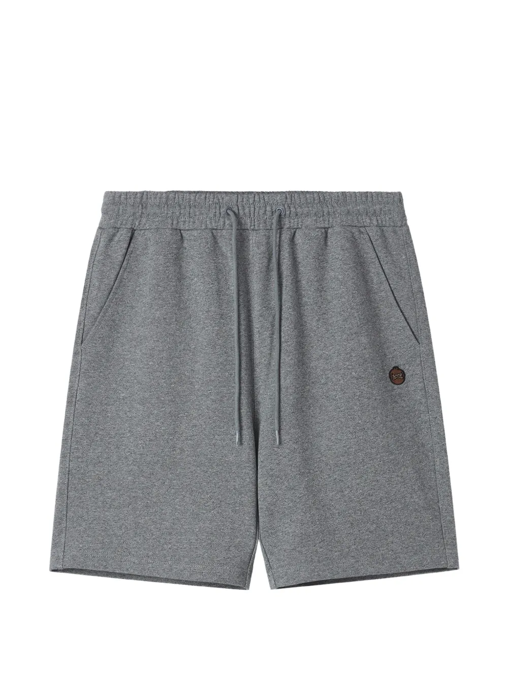 FINGERCROXX drawstring logo shorts - Grigio