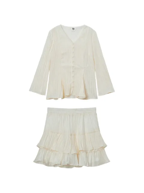 b+ab set de falda con volantes