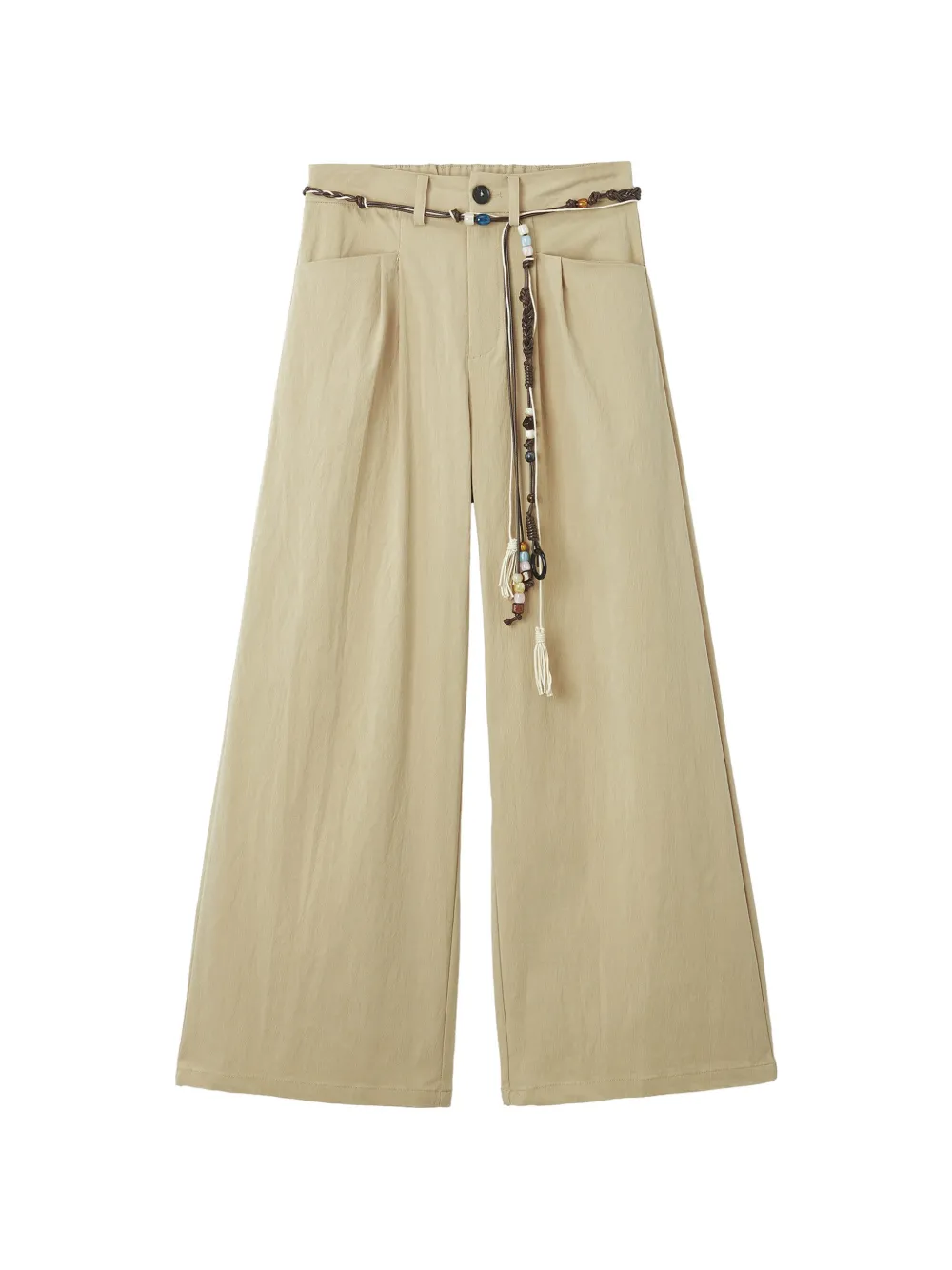 tout a coup belt-waist trousers - Toni neutri