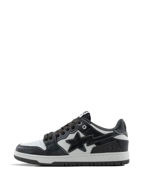 A BATHING APE® tenis con agujetas y detalle de estrella