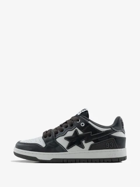 A BATHING APE® star detail lace-up sneakers