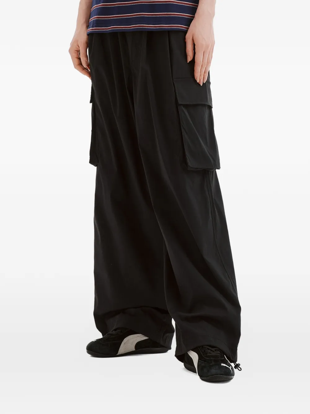  Chocoolate Cargo Pocket Trousers - Black 