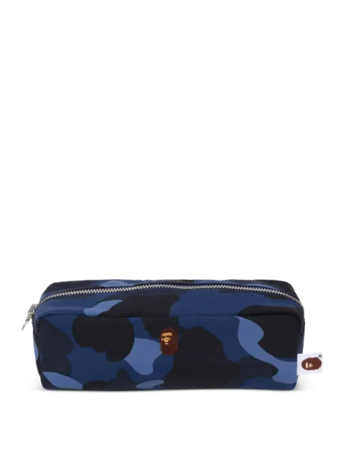 A BATHING APE® camouflage logo bag