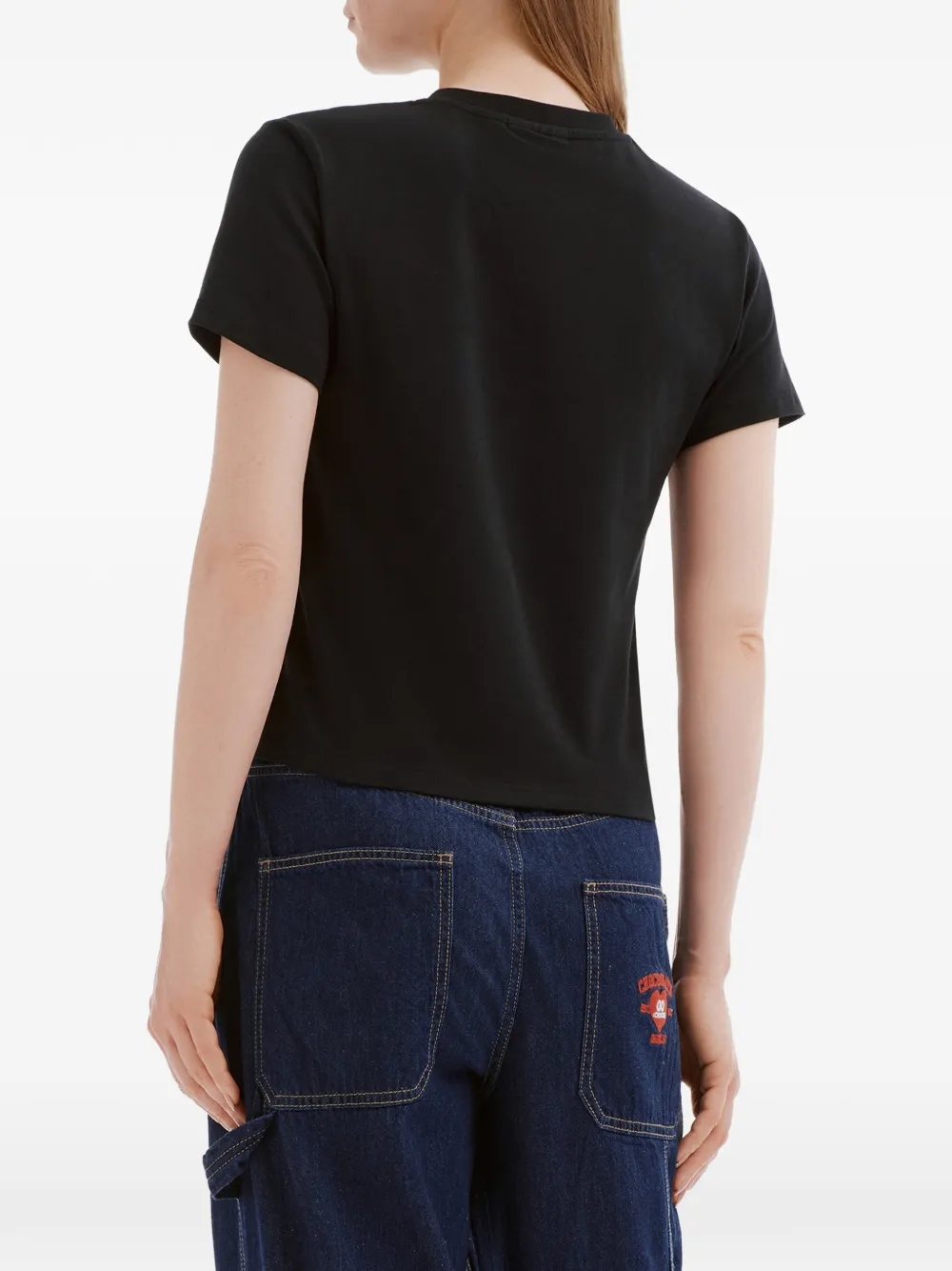  Chocoolate Logo-embroidered T-shirt - Black 