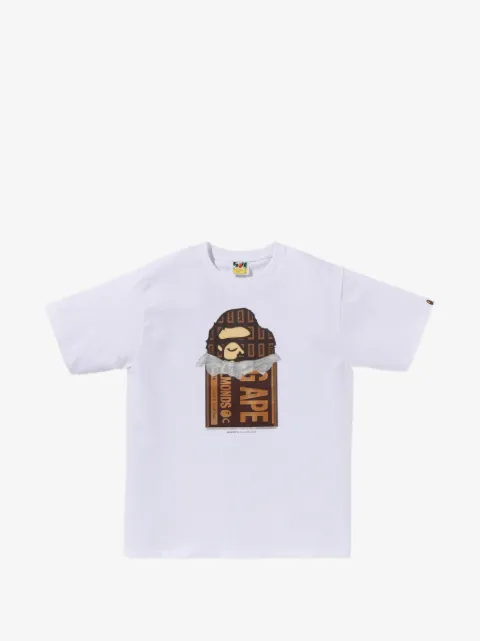 A BATHING APE® t-shirt graphique chocolat
