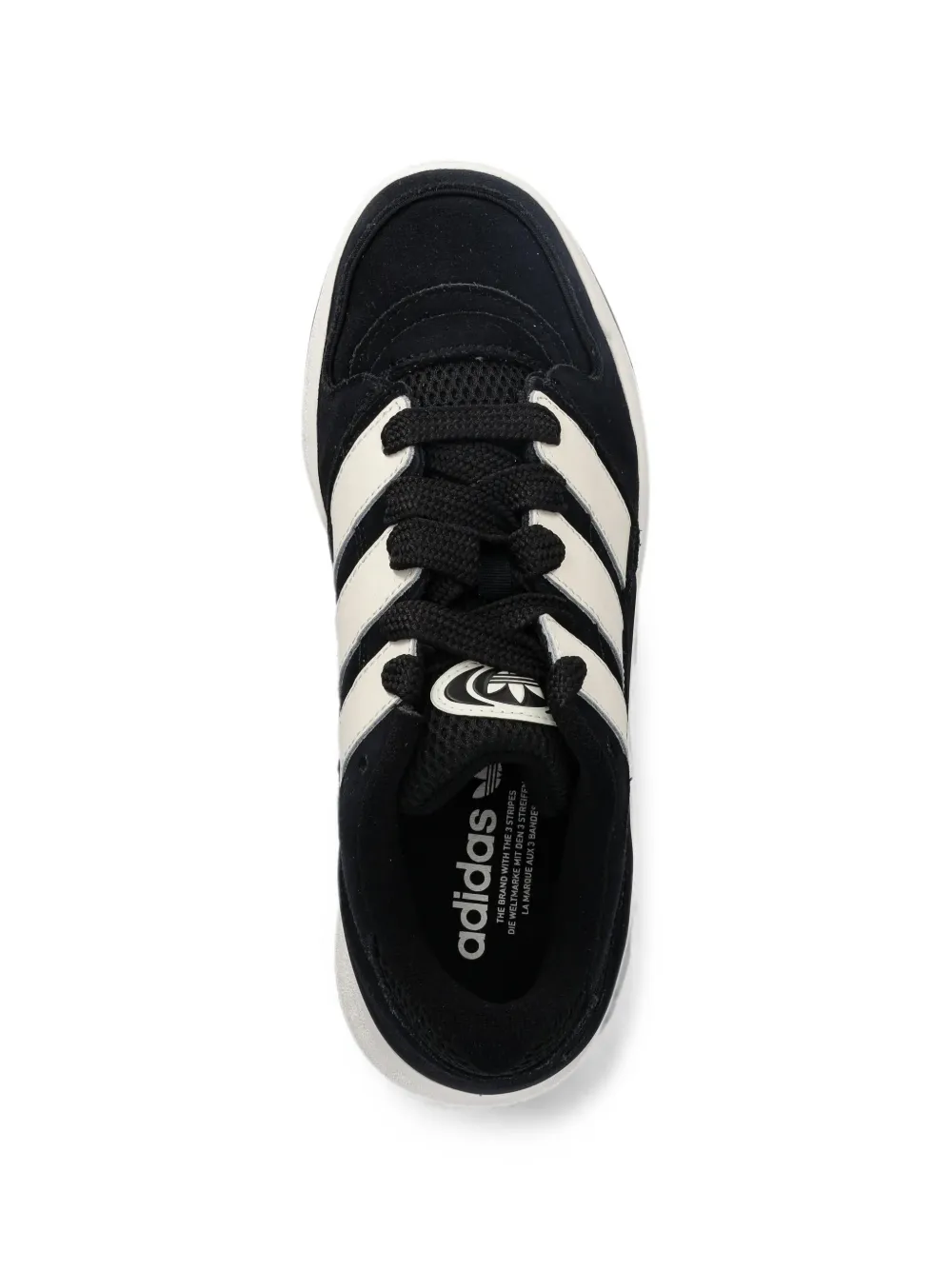 adidas Kids Forum 2000 gestreepte sneakers Zwart
