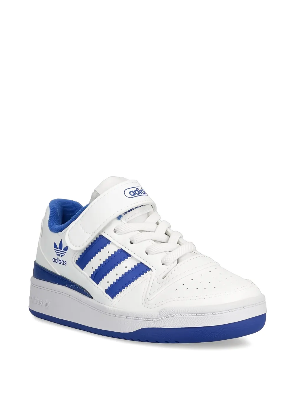 adidas Kids Forum Low striped sneakers - Bianco