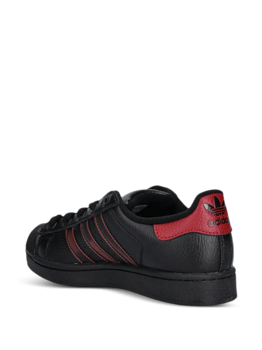 adidas Kids Superstar leren sneakers Zwart