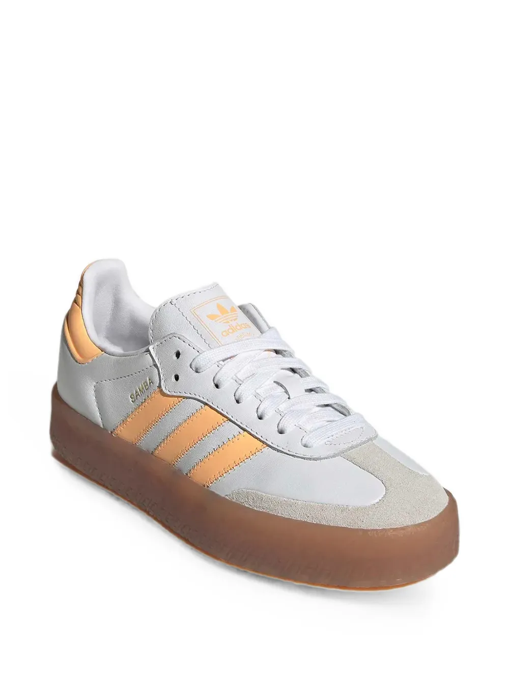 adidas Kids Samba panelled sneakers Wit