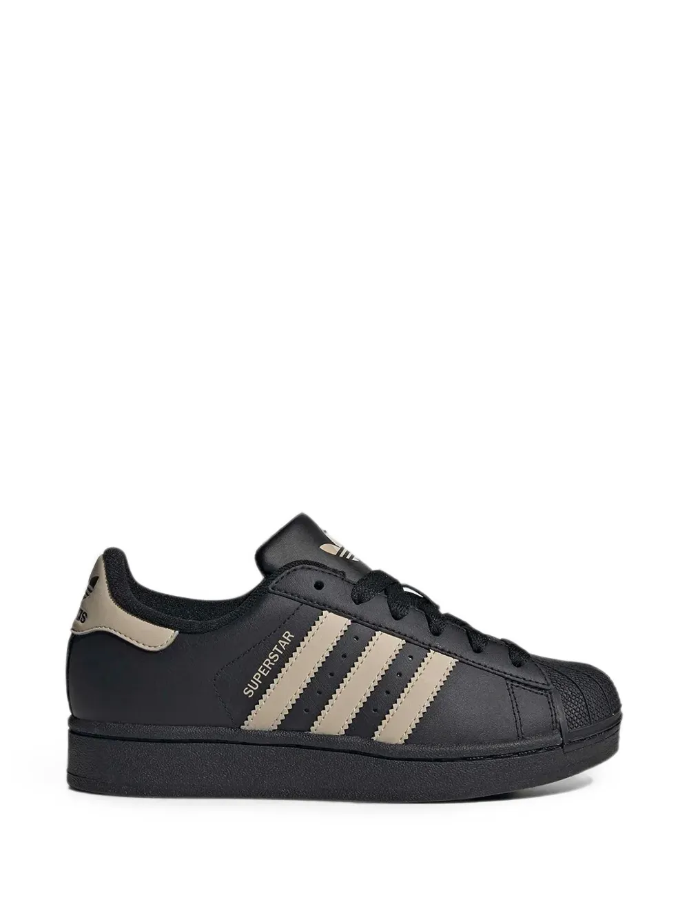 Adidas Kids Superstar II shell-toe sneakers Zwart