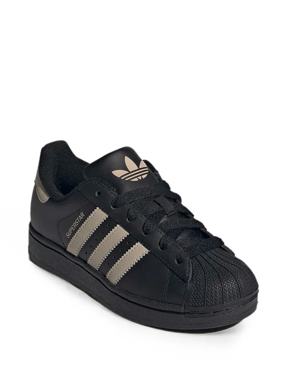 adidas Kids Superstar II shell-toe sneakers Zwart