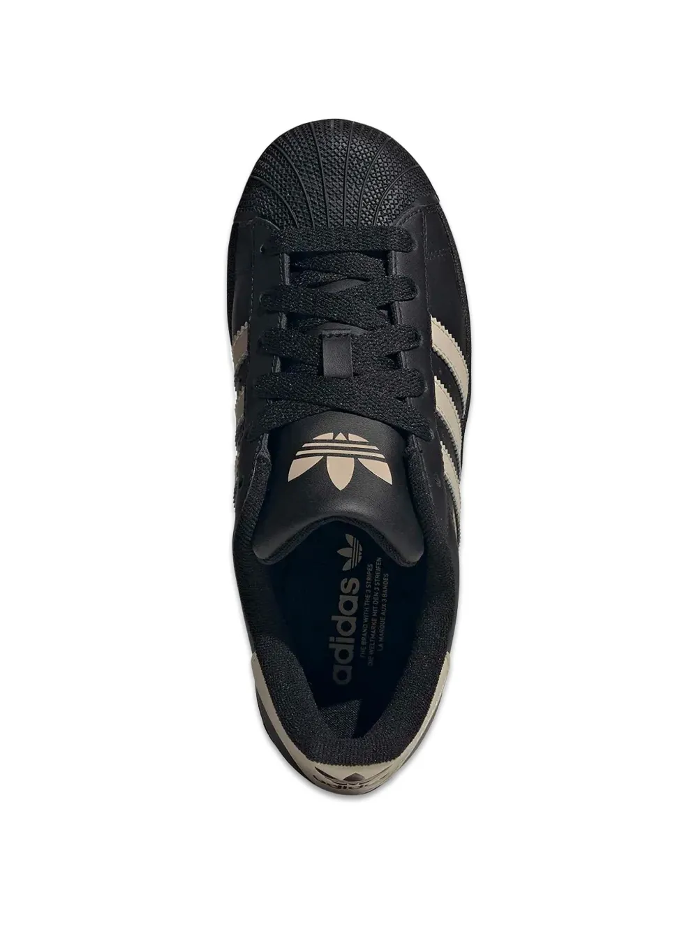 adidas Kids Superstar II shell-toe sneakers Zwart