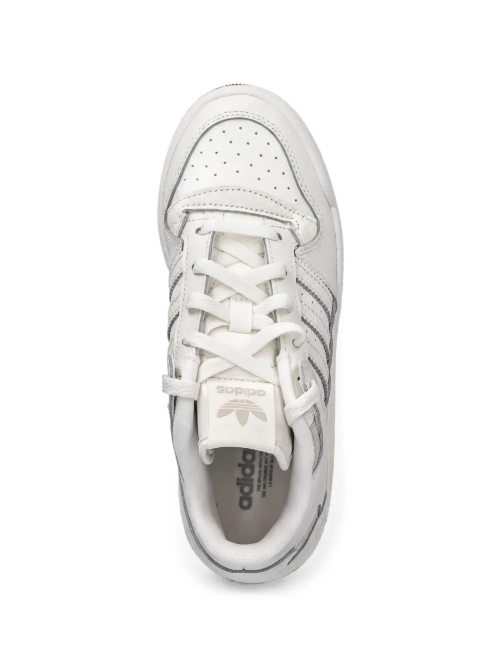 adidas Kids Forum Low CL sneakers met drie strepen Wit