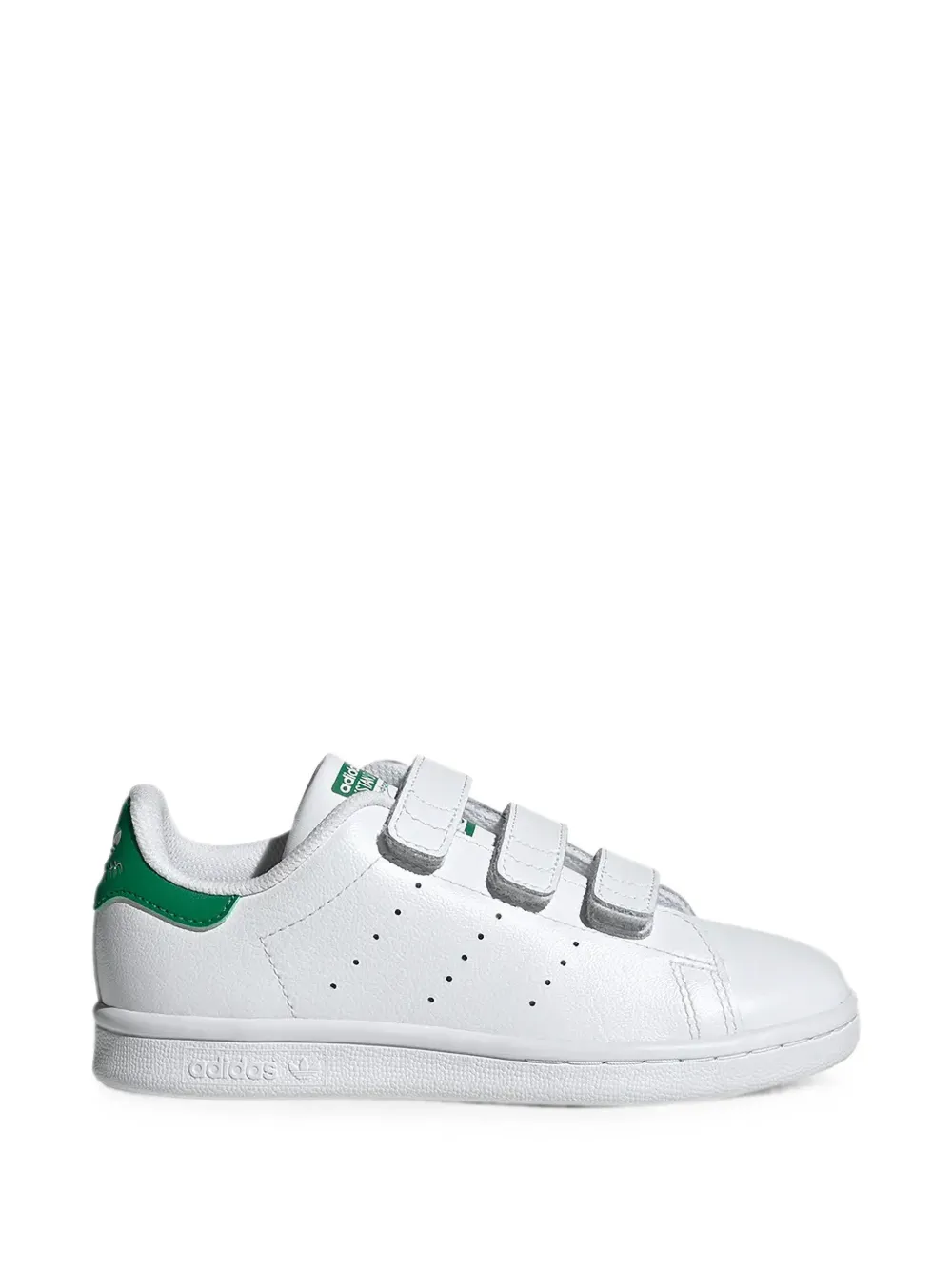 adidas Kids Stan Smith touch-strap sneakers - Bianco