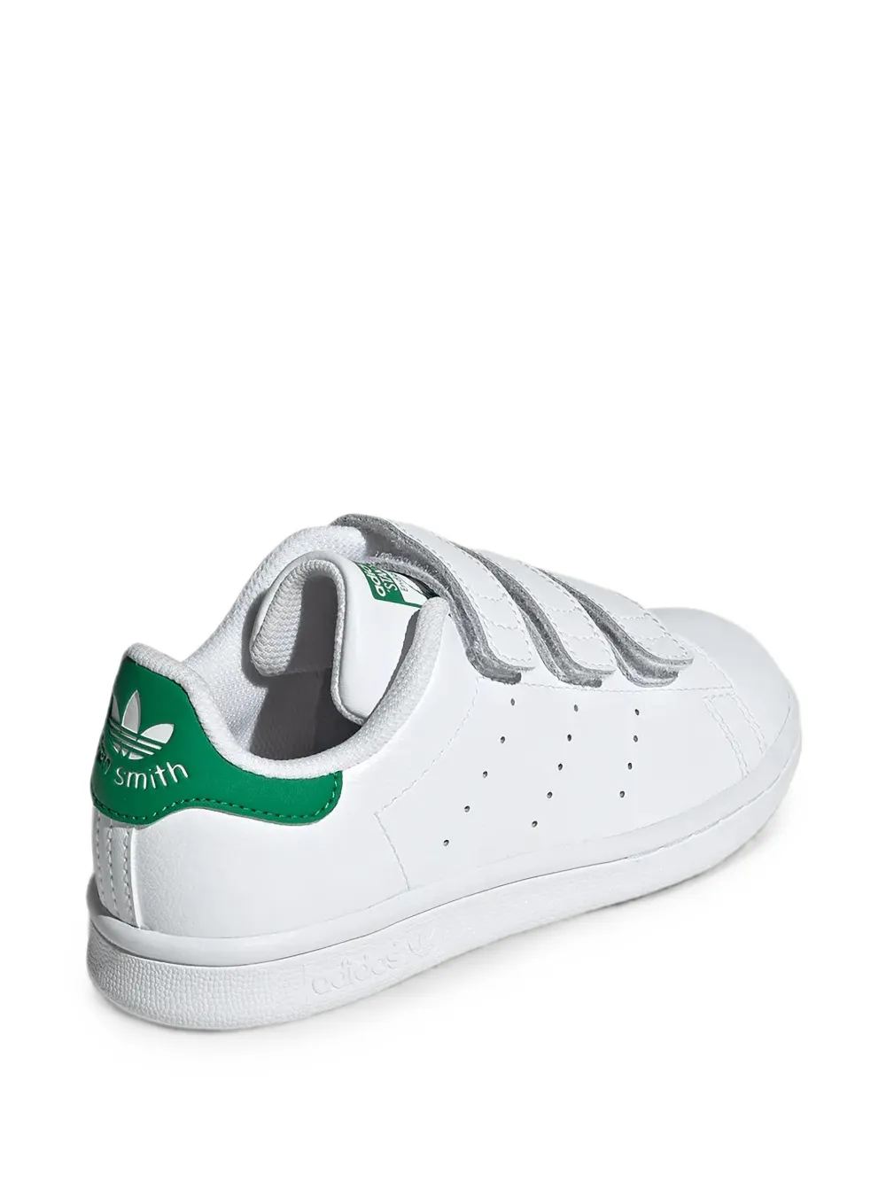 adidas Kids Stan Smith touch-strap sneakers Wit