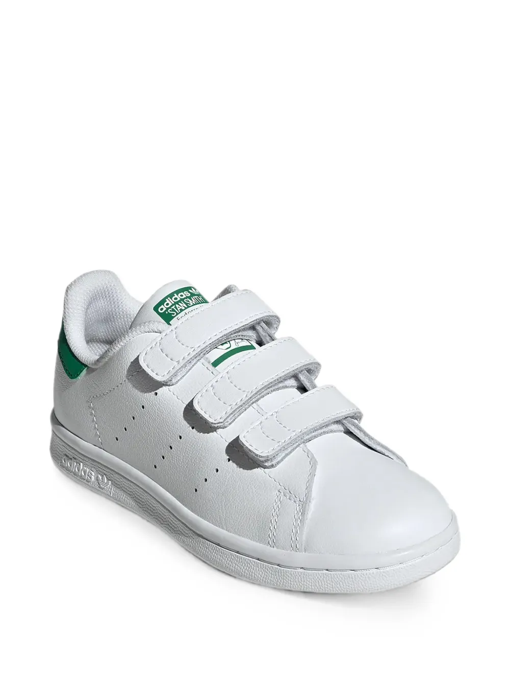 adidas Kids Stan Smith touch-strap sneakers Wit