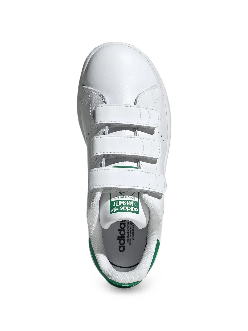 adidas Kids Stan Smith touch-strap sneakers Wit