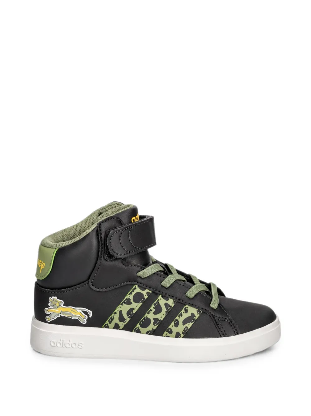  Adidas Kids Zapatillas Altas Con Motivo Animal - Negro 