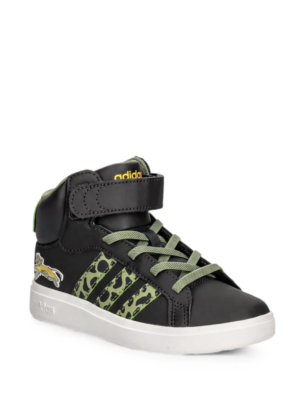 Adidas Kids High-top sneakers met dieren-patroon Zwart
