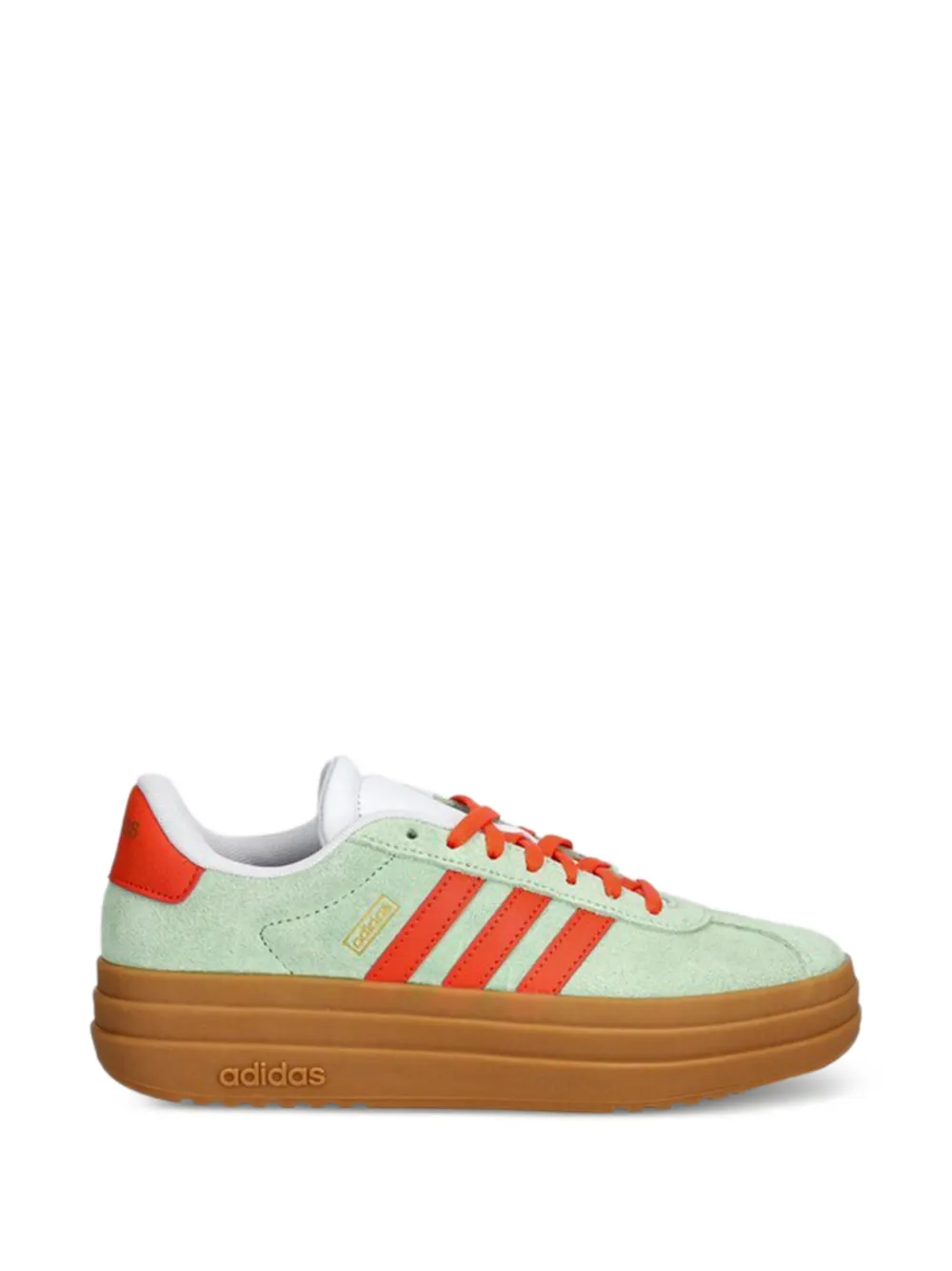 adidas Kids VL Court Bold stripes platform sneakers Groen