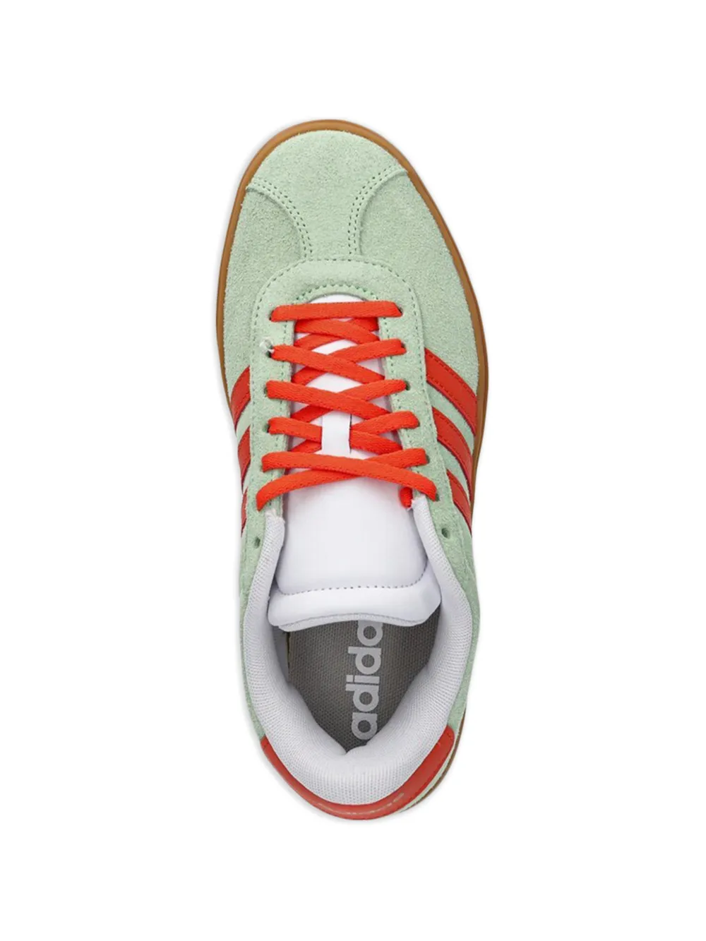 adidas Kids VL Court Bold stripes platform sneakers Groen