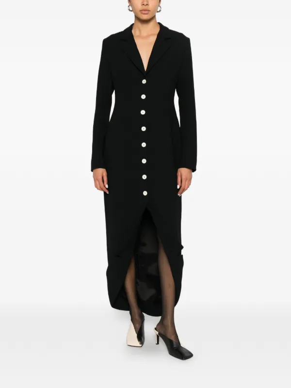 awake mode asymmetric dress Dress With Panels Black | Luxury Womenswear