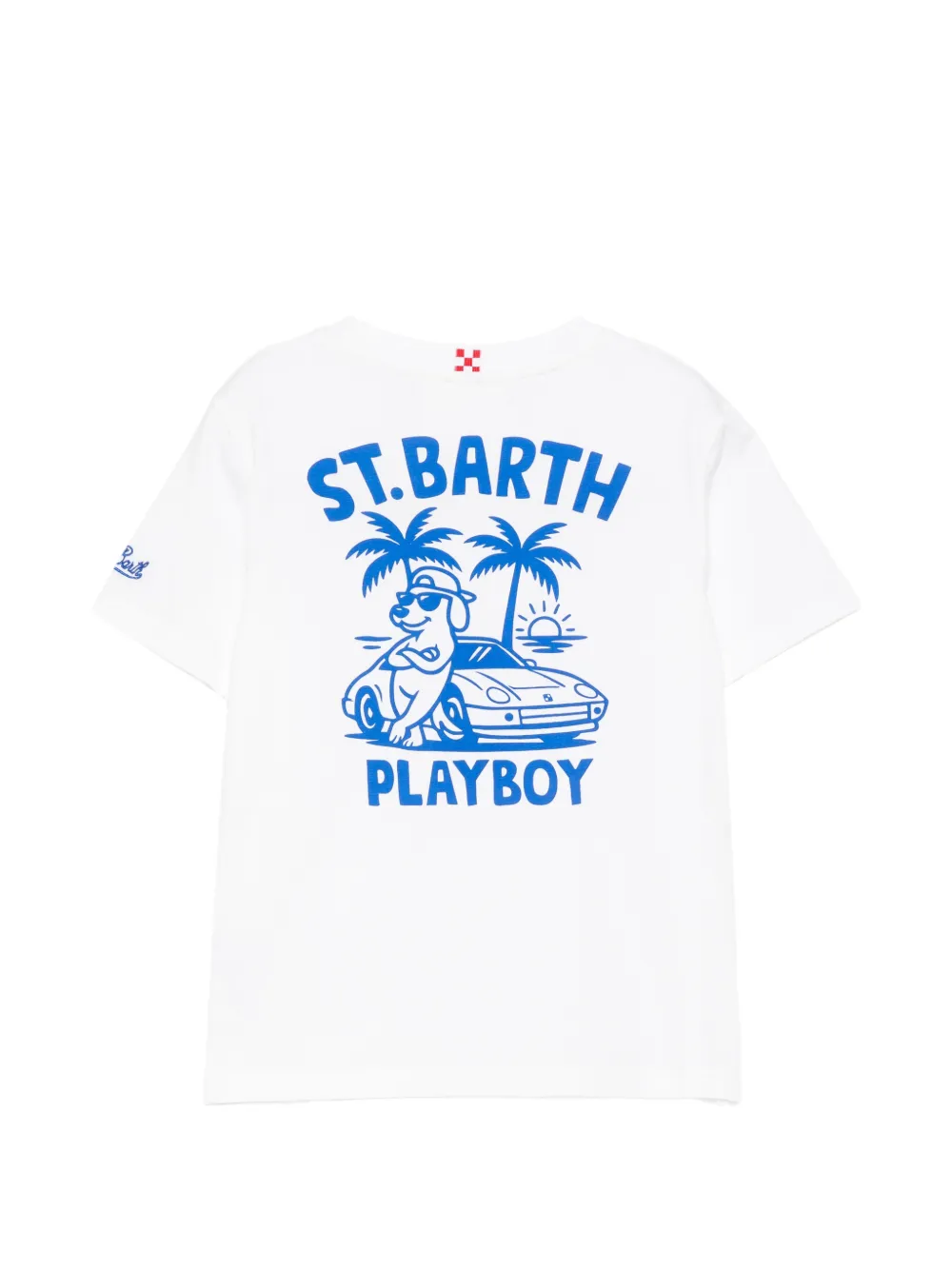  Mc2 Saint Barth Kids Printed T-shirt - White 