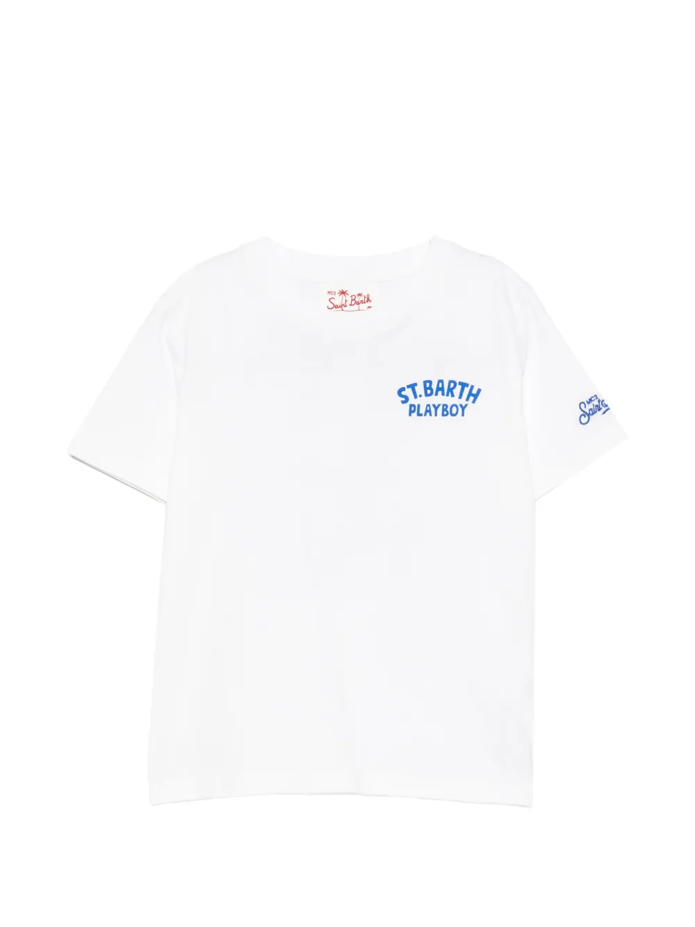 MC2 Saint Barth Kids printed T-shirt - Bianco