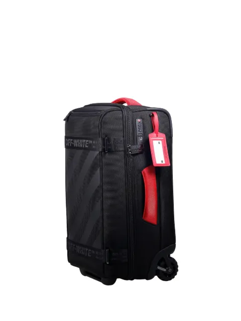 Off-White diagonal stripe suitcase