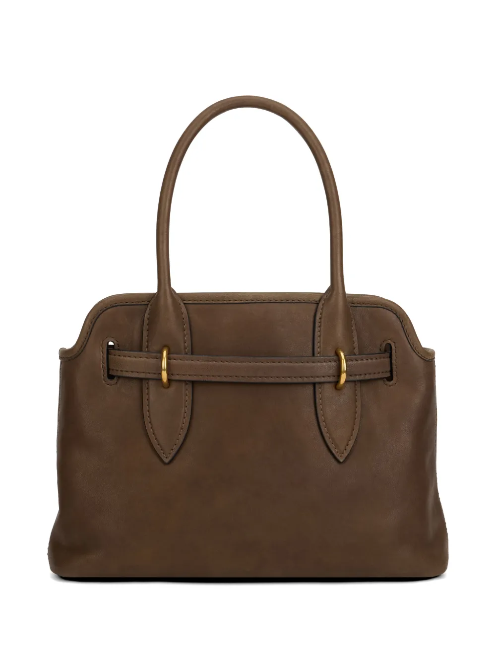  Miu Miu Adventure Logo Adjustable-strap Tote Bag - Brown 