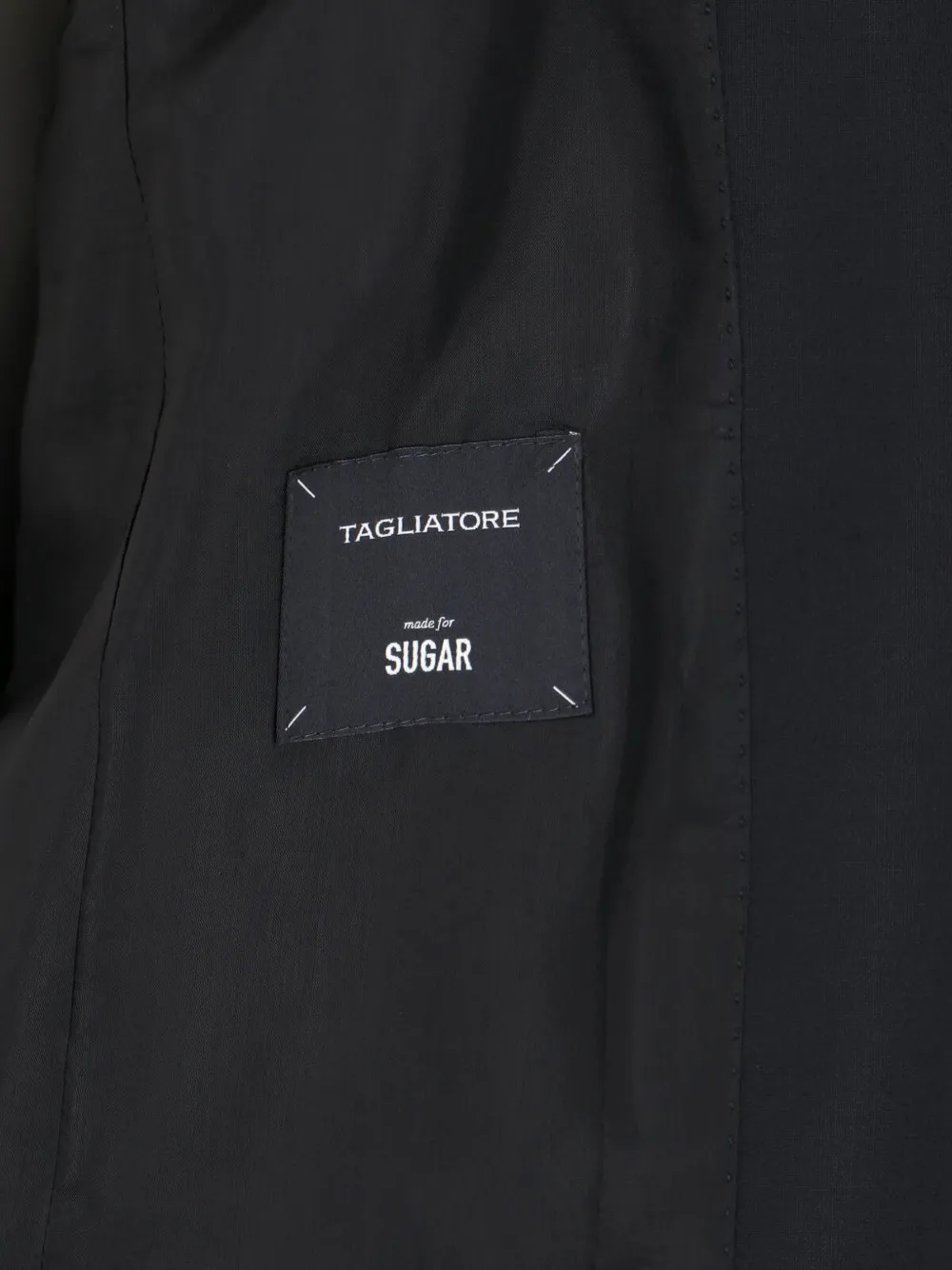 Tagliatore Blazer met enkele rij knopen Zwart