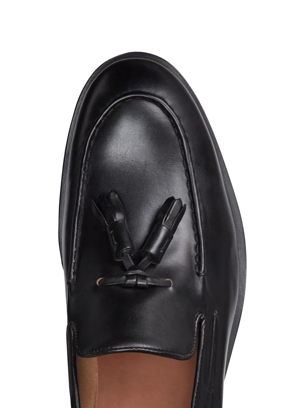 Fratelli Rossetti Brera leren loafers met kwastje Zwart