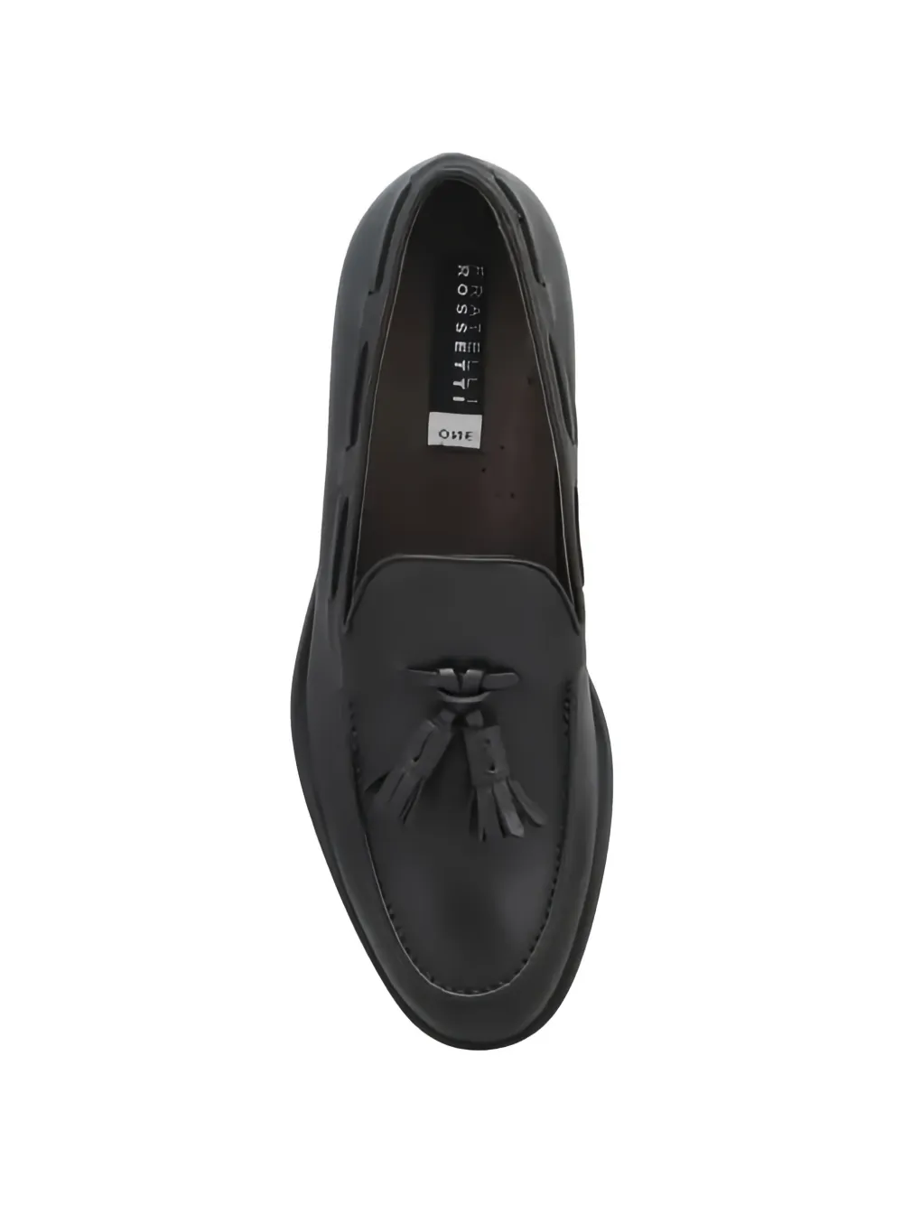 Fratelli Rossetti Brera loafers met kwastje Zwart