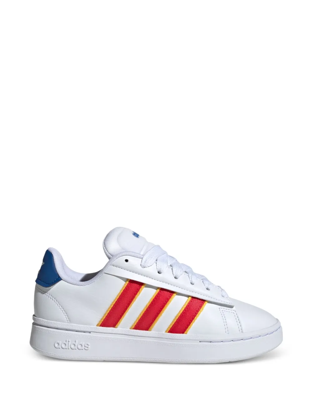 adidas Grand Court Alpha 00s gestreepte sneakers Wit