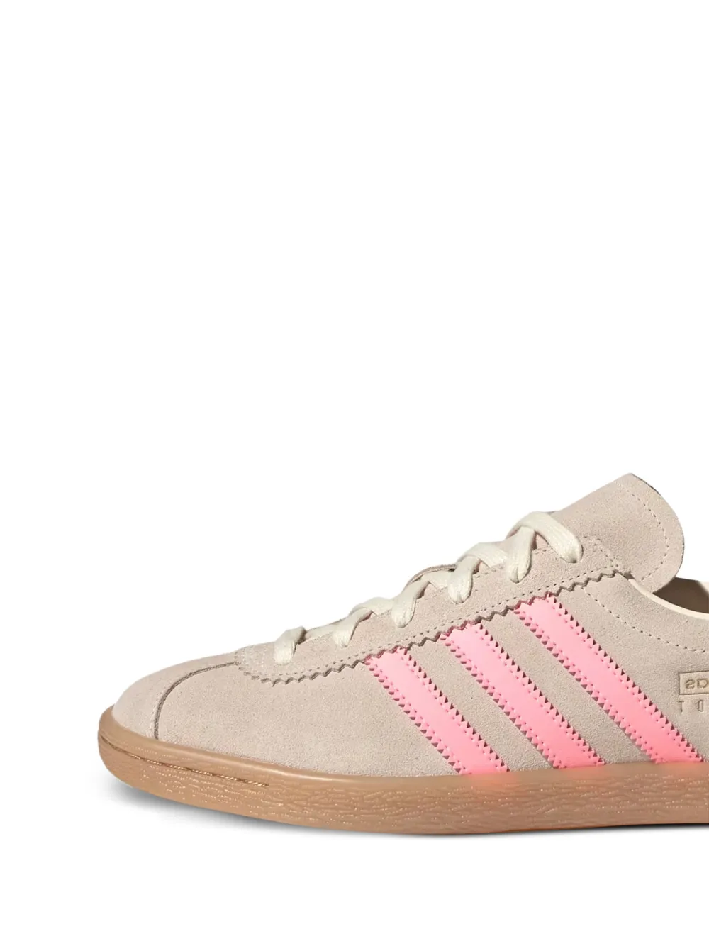 adidas Stadt gestreepte sneakers Beige